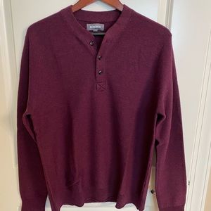 Bonobos Marino Wool Henley , Large (slim fit)